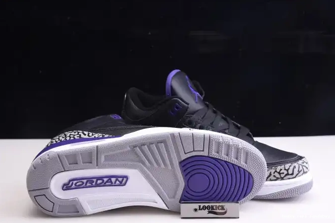 Cheap Husky Jordan Purple CT8532-050 3 Air Court Black Retro 0516